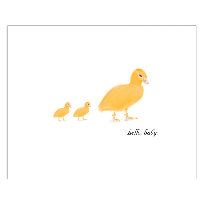 Greeting Card, Ducklings