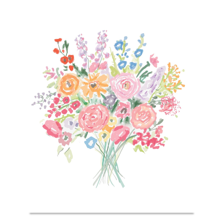 Art Print, Flower Bouquet