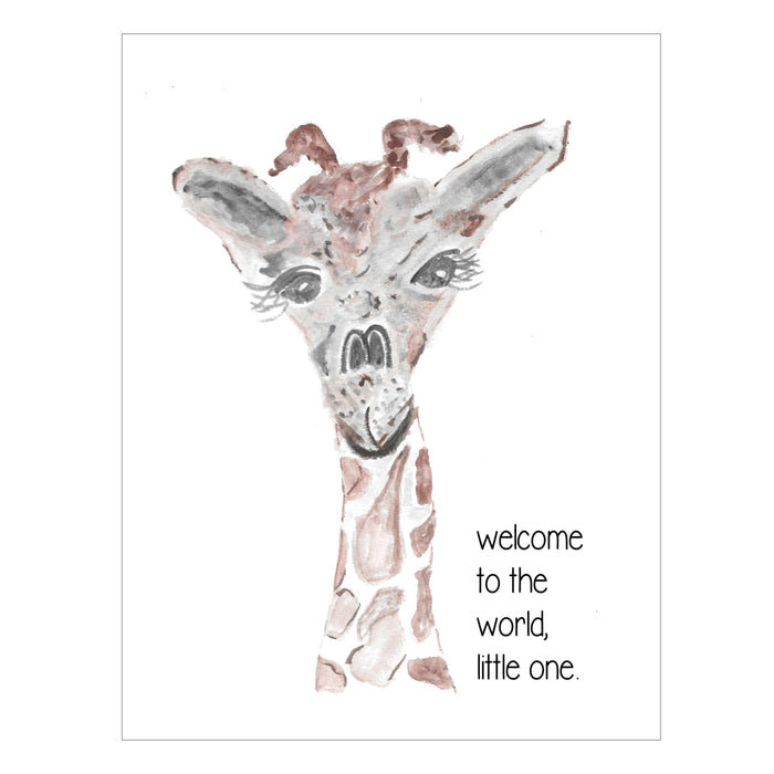 Greeting Card, Gerard Giraffe