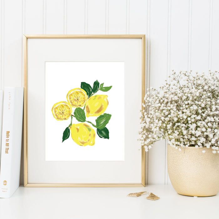 Art Print, Lemons