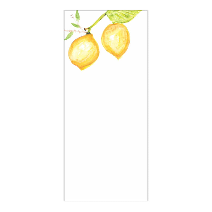 List Pad, Lemons