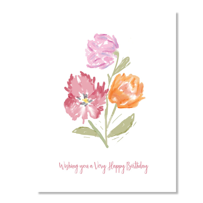 Greeting Card, Loose Flowers