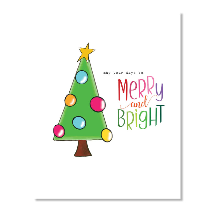 Boxed Note Card Set, Merry and Bright