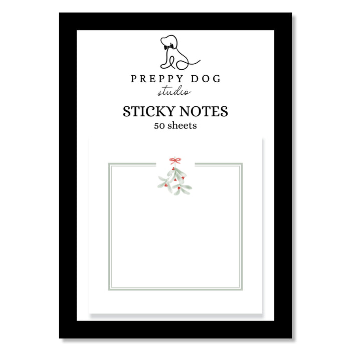 Christmas Sticky Notes, Mistletoe