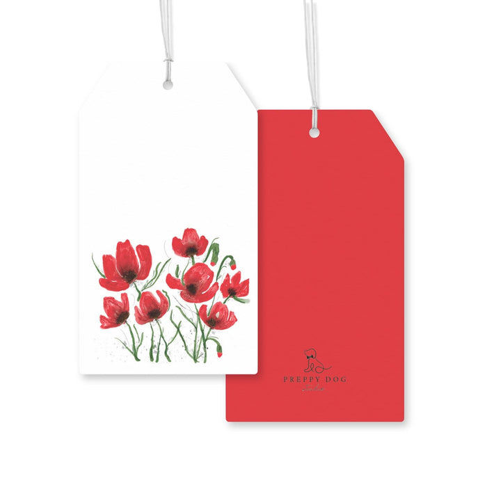 Gift Tag, Field of Poppies