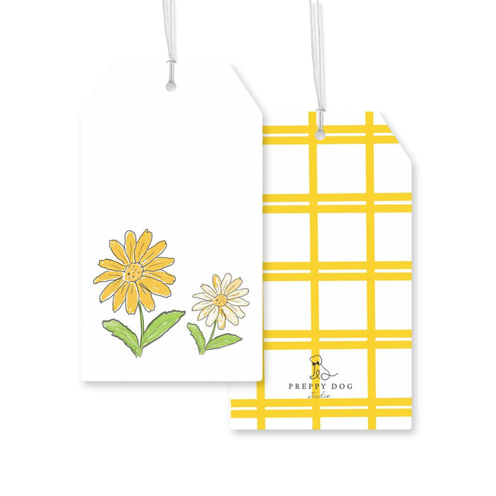 Gift Tag, Yellow Daisies