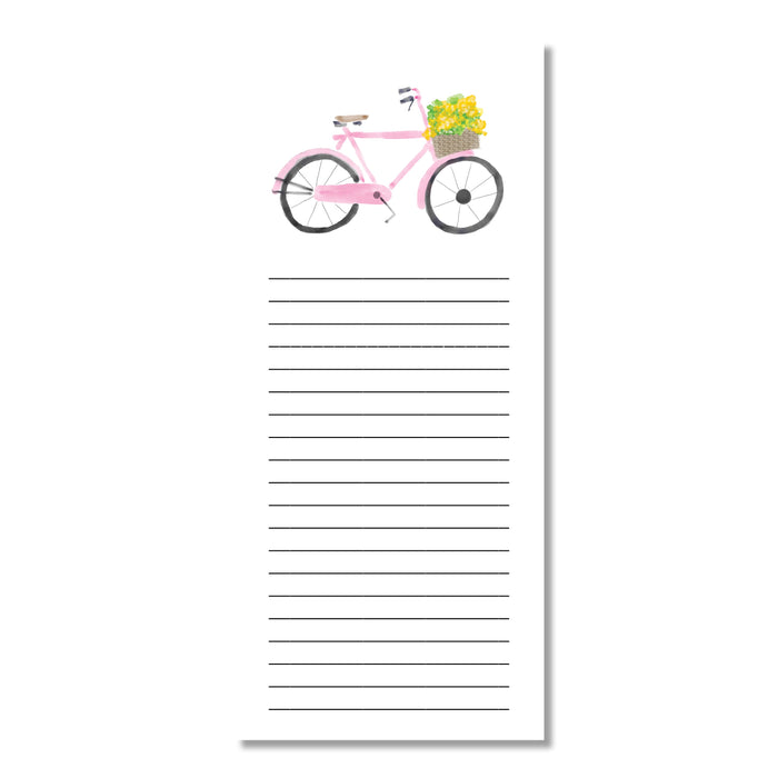 List Pad, Pink Bicycle