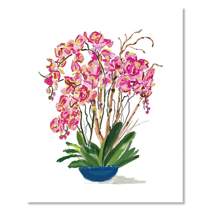 Art Print, Pink Orchid