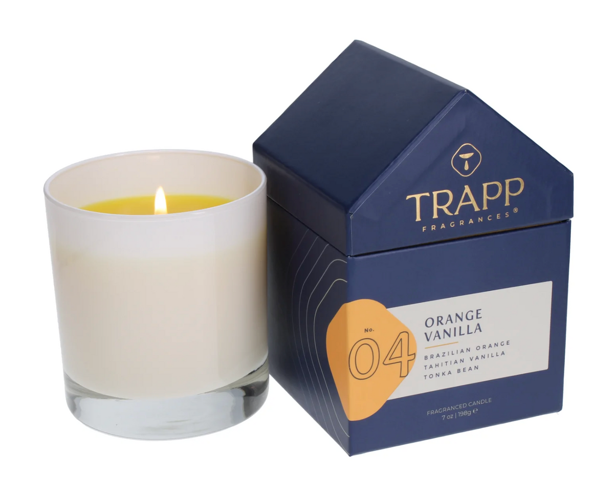 Trapp Candle in House Box, Orange Vanilla — The Polka Dot Press