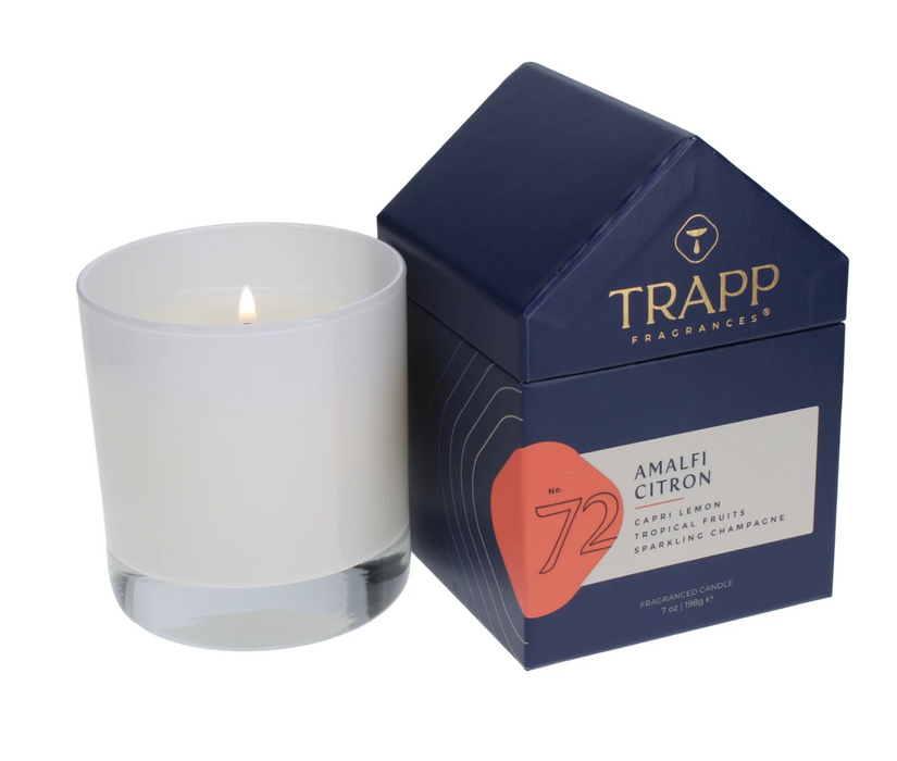 Trapp Candle in House Box, Amalfi Citron