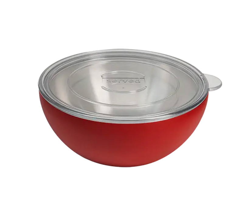 Vacuum-Insulated Small Serving Bowl, Strawberry
