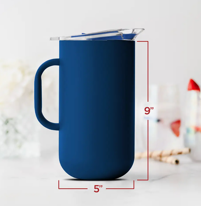 Vacuum-Insulated Pitcher, Blue