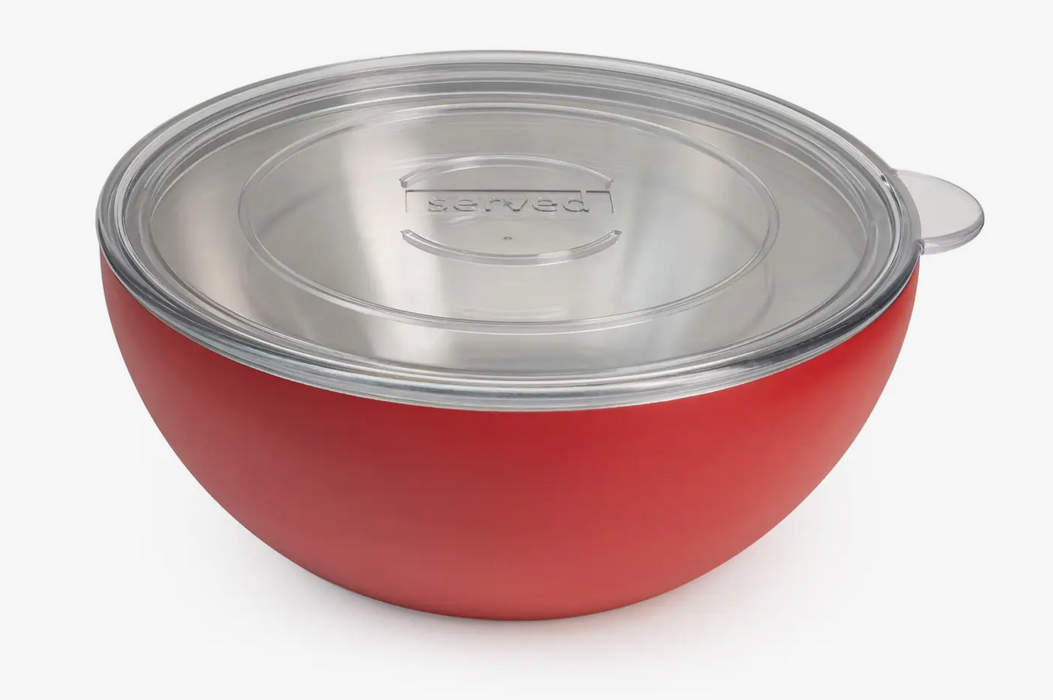 Vacuum-Insulated Lg Serving Bowl, Strawberry