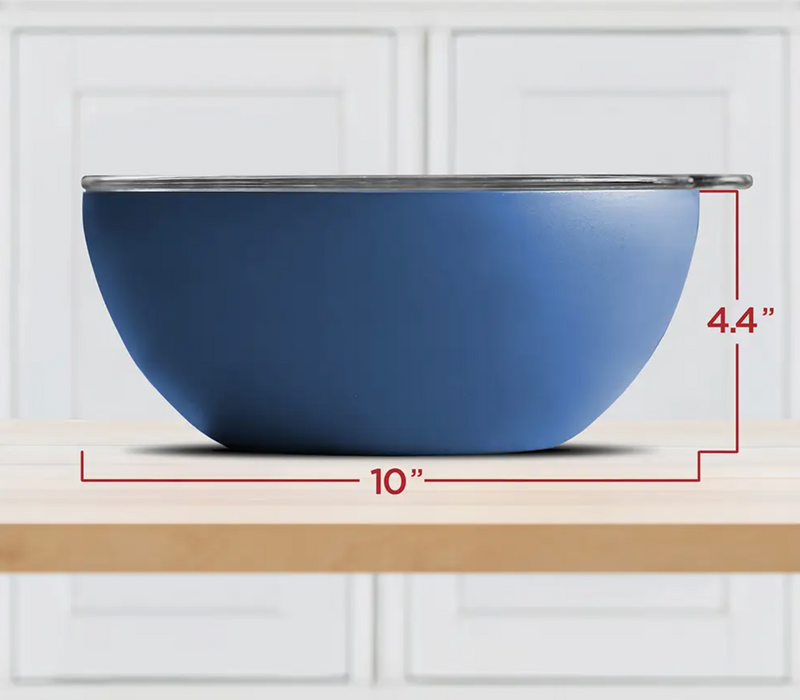 Vacuum-Insulated Lg Serving Bowl, Blue
