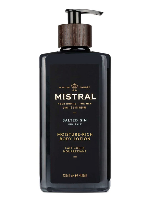 Men's Body Lotion, Salted Gin