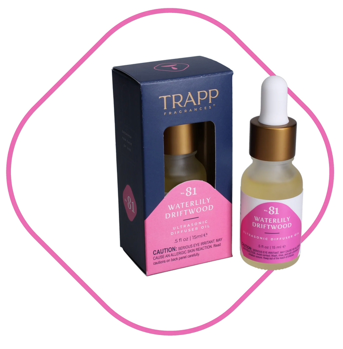 Trapp Ultrasonic Diffuser Oil, Waterlily Driftwood