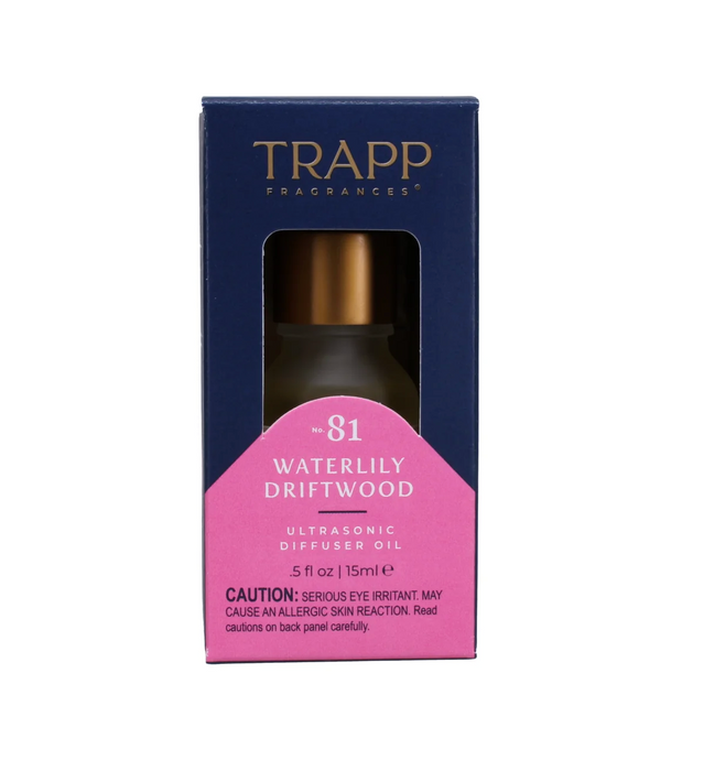 Trapp Ultrasonic Diffuser Oil, Waterlily Driftwood