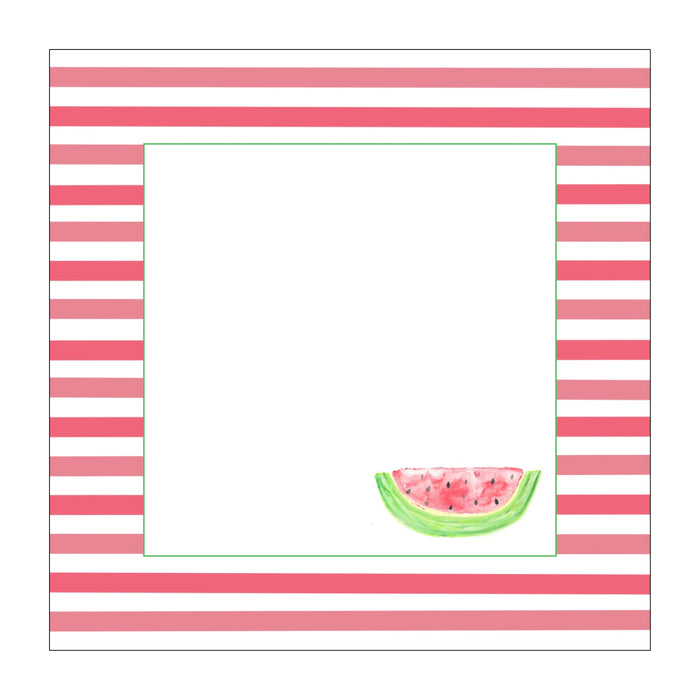 Square Notepad, Watermelon