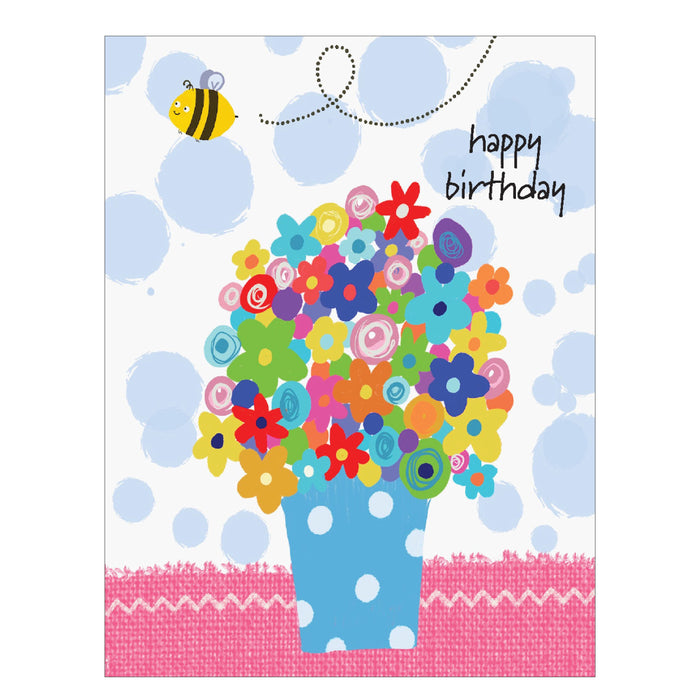 Greeting Card, Whimsical Flowers