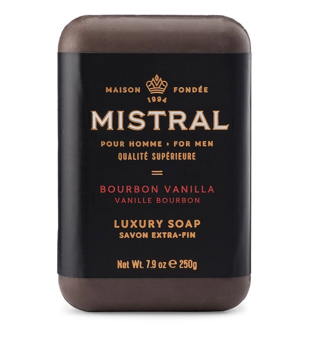 Men's Bar Soap, Bourbon Vanilla
